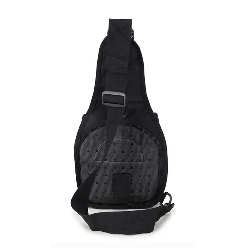 Men Cross body Sling Backpack Shoulder Chest Travel Outdoor Sports Climb Tactical Military Nylon Male Side Messenger Bag