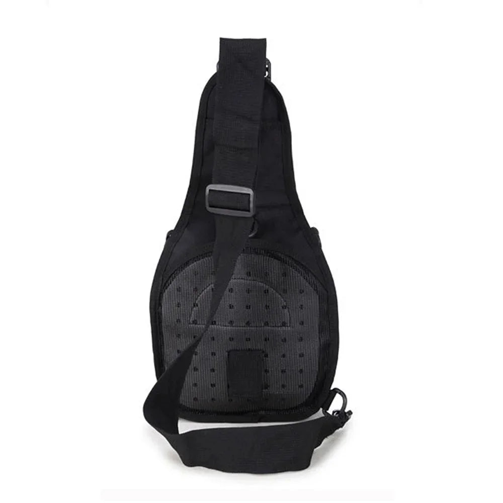 Men Cross body Sling Backpack Shoulder Chest Travel Outdoor Sports Climb Tactical Military Nylon Male Side Messenger Bag