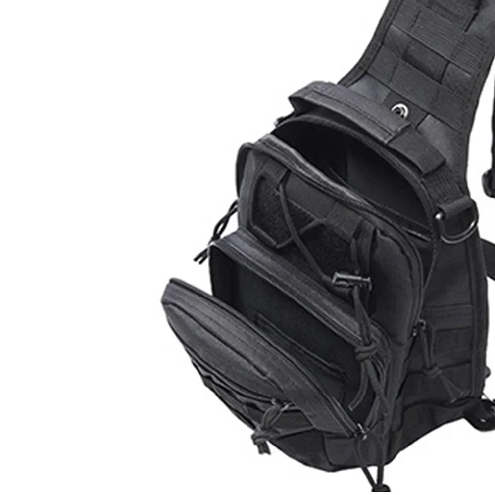 Men Cross body Sling Backpack Shoulder Chest Travel Outdoor Sports Climb Tactical Military Nylon Male Side Messenger Bag