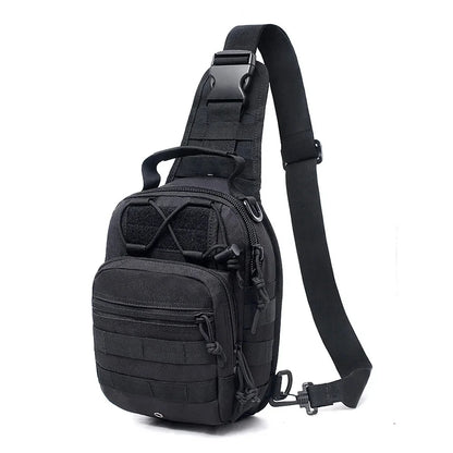 Men Cross body Sling Backpack Shoulder Chest Travel Outdoor Sports Climb Tactical Military Nylon Male Side Messenger Bag