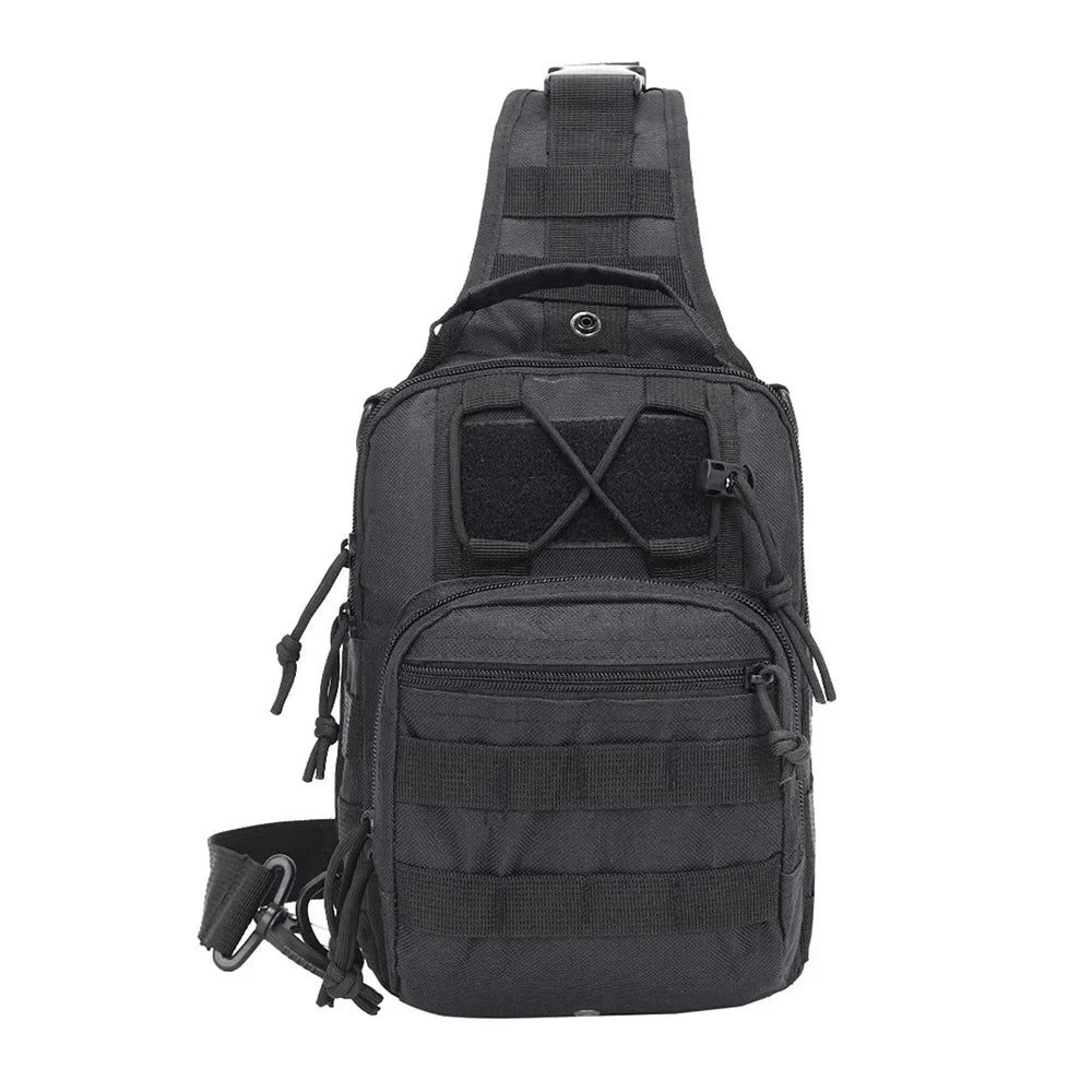 Men Cross body Sling Backpack Shoulder Chest Travel Outdoor Sports Climb Tactical Military Nylon Male Side Messenger Bag