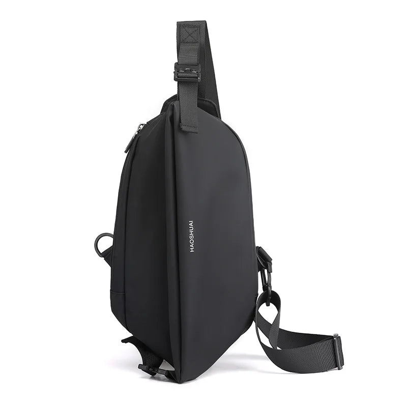 Men Cross body Sling Chest Shoulder Bag Travel Sports Hiking Fashion Casual Male Messenger Bags Mini Backpack 4 Uses
