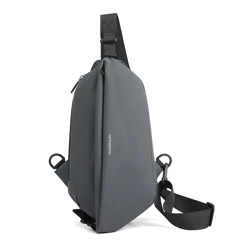 Men Cross body Sling Chest Shoulder Bag Travel Sports Hiking Fashion Casual Male Messenger Bags Mini Backpack 4 Uses