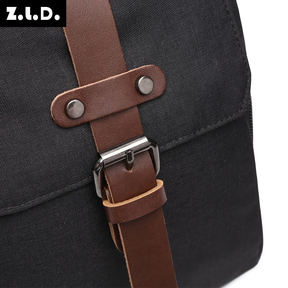 Men Crossbody Small Sling Bag waterproof Multifunction Shoulder Bag Outdoor Sport Shoulder Chest Daily Picnic Canvas Bag