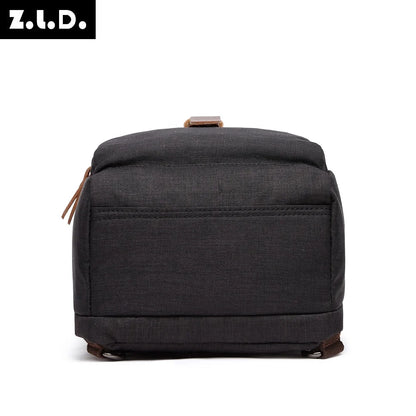 Men Crossbody Small Sling Bag waterproof Multifunction Shoulder Bag Outdoor Sport Shoulder Chest Daily Picnic Canvas Bag