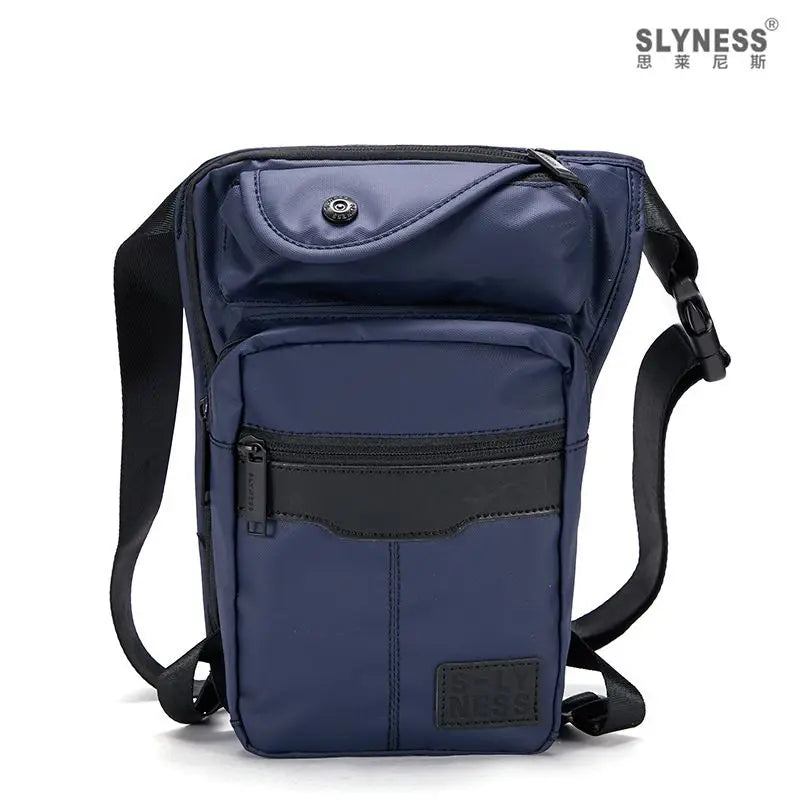 Men Drop Leg Bag Fanny Pack Motorcycle Riding High Quality Nylon  Casual Shoulder Cross Body Thigh Male Hip Belt Waist Bags