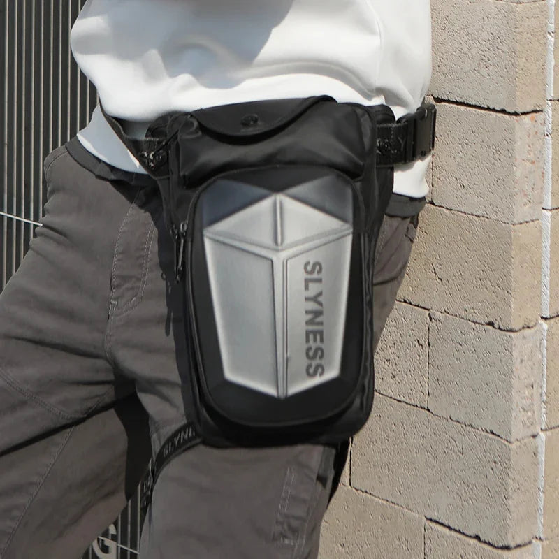 Men Drop Leg Bag Waist Fanny Pack for Motorcycle Rider Travel Waterproof Nylon Male Cross Body Messenger Belt Hip Thigh Bags