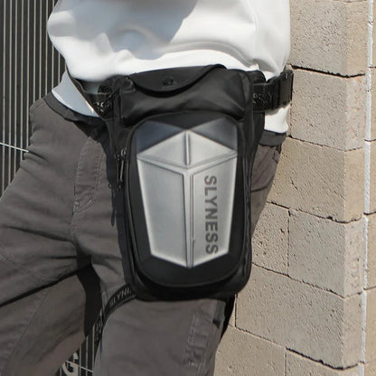 Men Drop Leg Bag Waist Fanny Pack for Motorcycle Rider Travel Waterproof Nylon Male Cross Body Messenger Belt Hip Thigh Bags