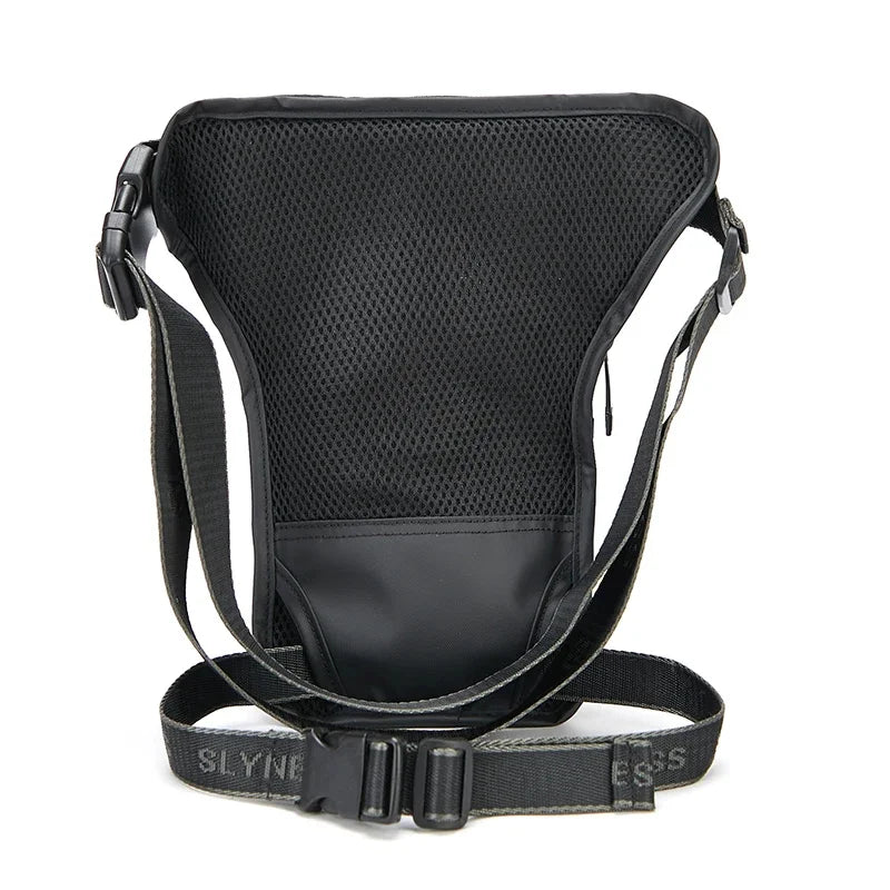 Men Drop Leg Bag Waist Fanny Pack for Motorcycle Rider Travel Waterproof Nylon Male Cross Body Messenger Belt Hip Thigh Bags