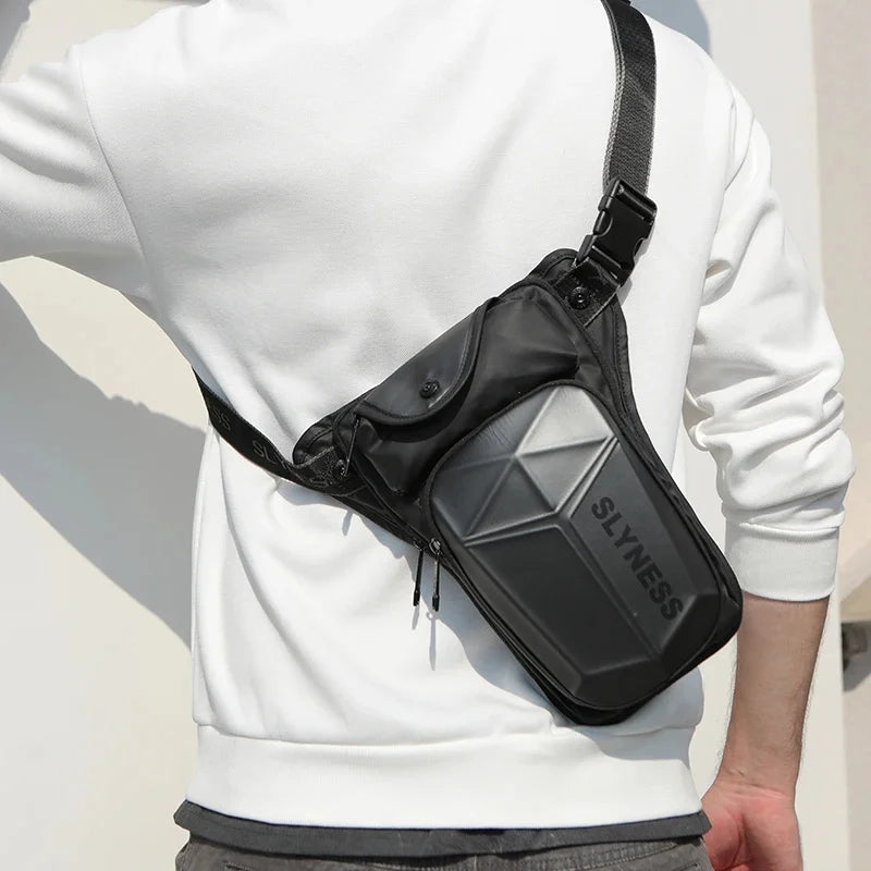 Men Drop Leg Bag Waist Fanny Pack for Motorcycle Rider Travel Waterproof Nylon Male Cross Body Messenger Belt Hip Thigh Bags