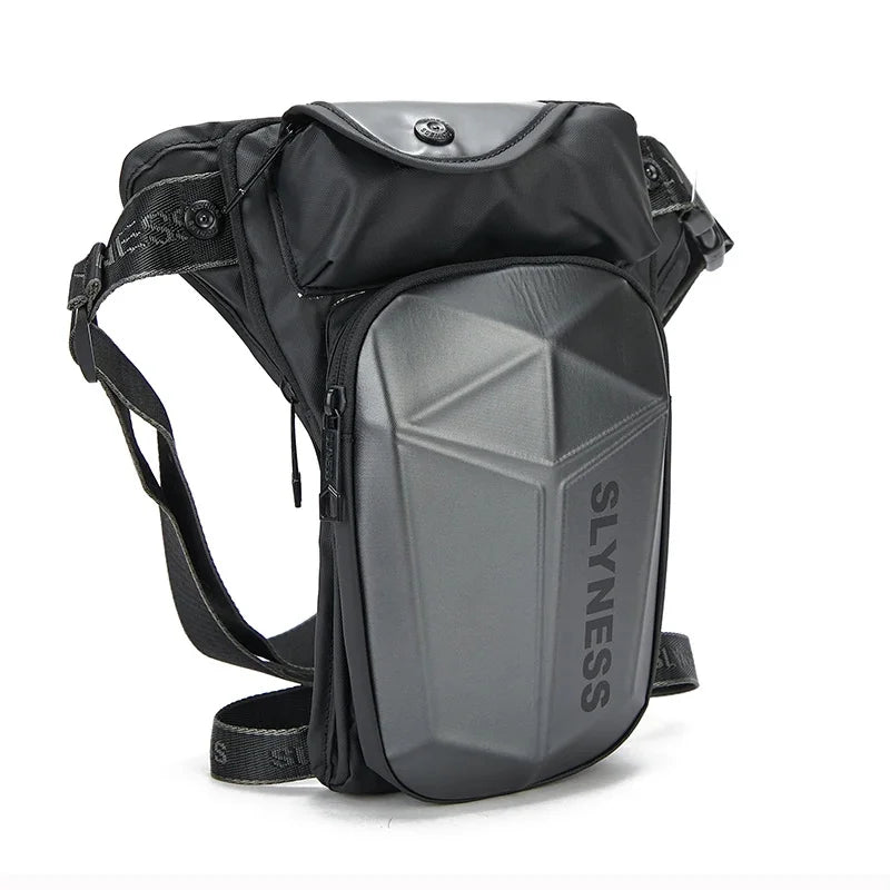 Men Drop Leg Waist Rider Motorcycle Travel Waterproof Nylon Male Messenger Cross Body Thigh Hip Belt Bum Fanny Pack Bag