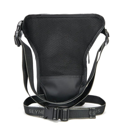Men Drop Leg Waist Rider Motorcycle Travel Waterproof Nylon Male Messenger Cross Body Thigh Hip Belt Bum Fanny Pack Bag