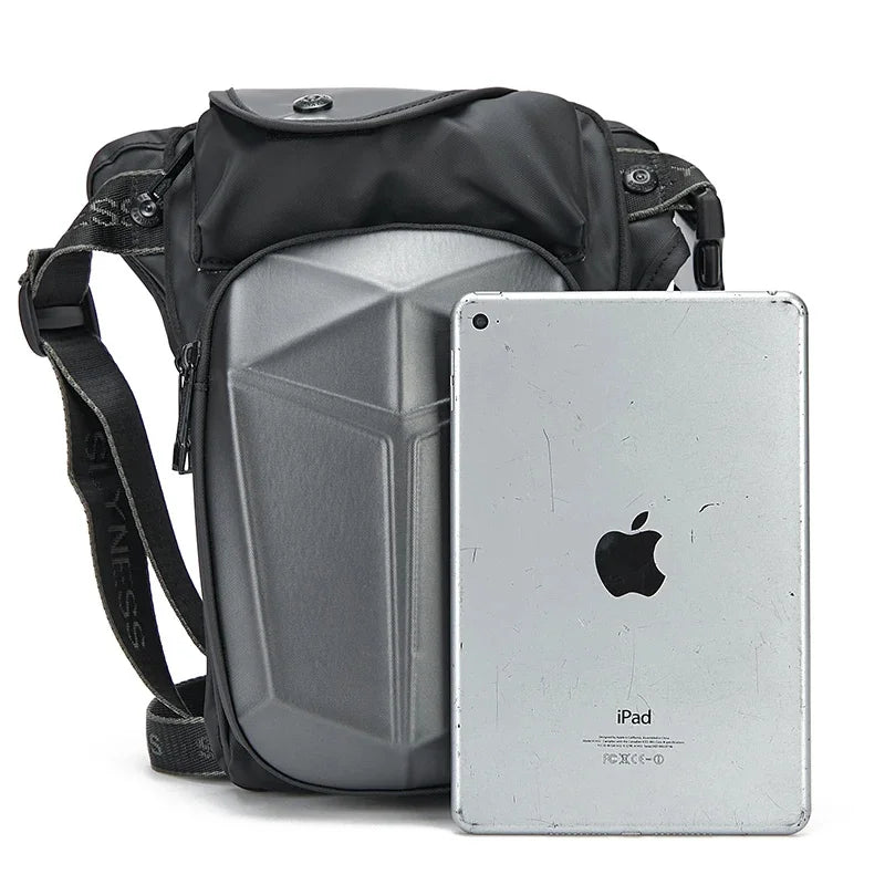 Men Drop Leg Waist Rider Motorcycle Travel Waterproof Nylon Male Messenger Cross Body Thigh Hip Belt Bum Fanny Pack Bag