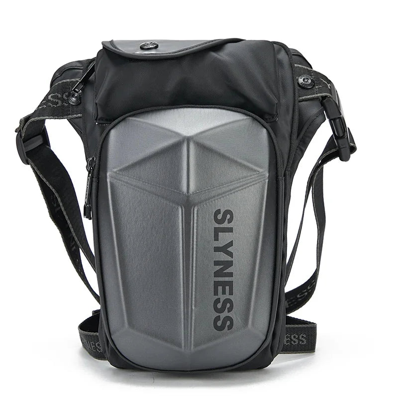 Men Drop Leg Waist Rider Motorcycle Travel Waterproof Nylon Male Messenger Cross Body Thigh Hip Belt Bum Fanny Pack Bag