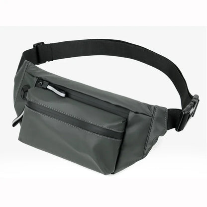 Men Fanny Hip Waist Belt Bag Purse Waterproof Nylon Travel Multi-Pocket Fashion Male Money Pouch Sling Chest Pack Bum Bags