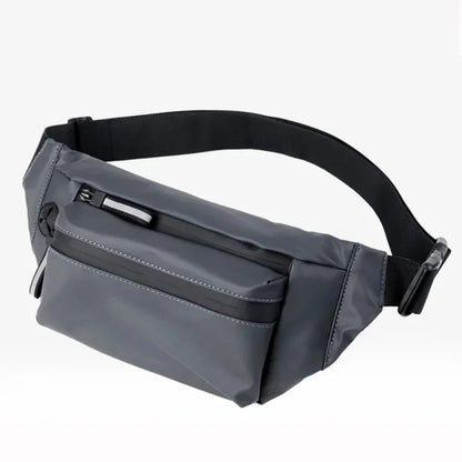 Men Fanny Hip Waist Belt Bag Purse Waterproof Nylon Travel Multi-Pocket Fashion Male Money Pouch Sling Chest Pack Bum Bags