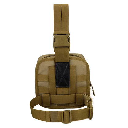 Men Fanny Pack Leg Purse Hip Bum Accessory First Aid Waist Molle Sundries Military Tactics Nylon Belt Drop Medical Bag