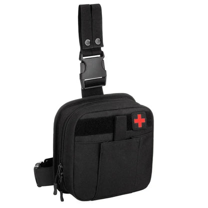 Men Fanny Pack Leg Purse Hip Bum Accessory First Aid Waist Molle Sundries Military Tactics Nylon Belt Drop Medical Bag