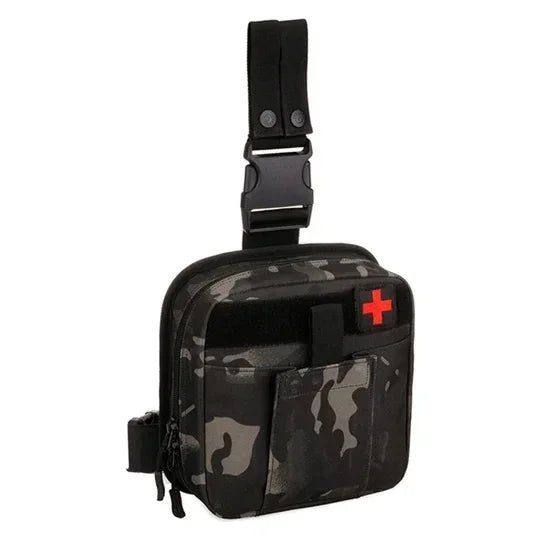 Men Fanny Pack Leg Purse Hip Bum Accessory First Aid Waist Molle Sundries Military Tactics Nylon Belt Drop Medical Bag