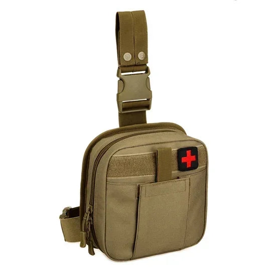 Men Fanny Pack Leg Purse Hip Bum Accessory First Aid Waist Molle Sundries Military Tactics Nylon Belt Drop Medical Bag