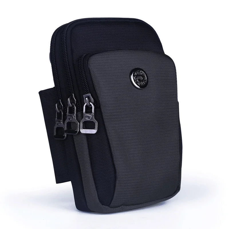 Men Fanny Waist Pack Bag Mini Cross body Shoulder Bags Waterproof Nylon Unisex Male Cell Mobile Phone Case Cover Belt Hook Bag