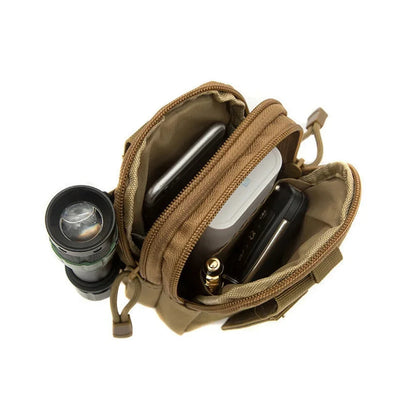 Men Fanny Waist Pack Belt Bag Purse Molle Accessory Military Tactical Outdoor Sport Pouch Male Cell Mobile Phone Case Cover Bags