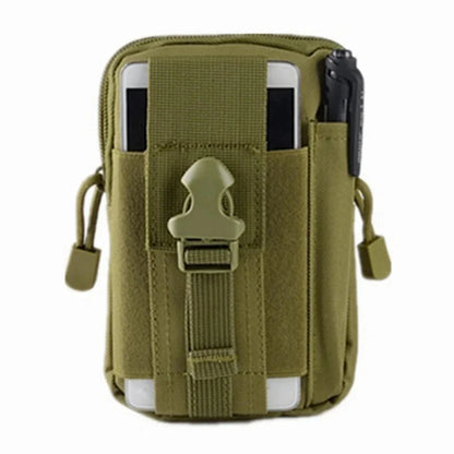 Men Fanny Waist Pack Belt Bag Purse Molle Accessory Military Tactical Outdoor Sport Pouch Male Cell Mobile Phone Case Cover Bags