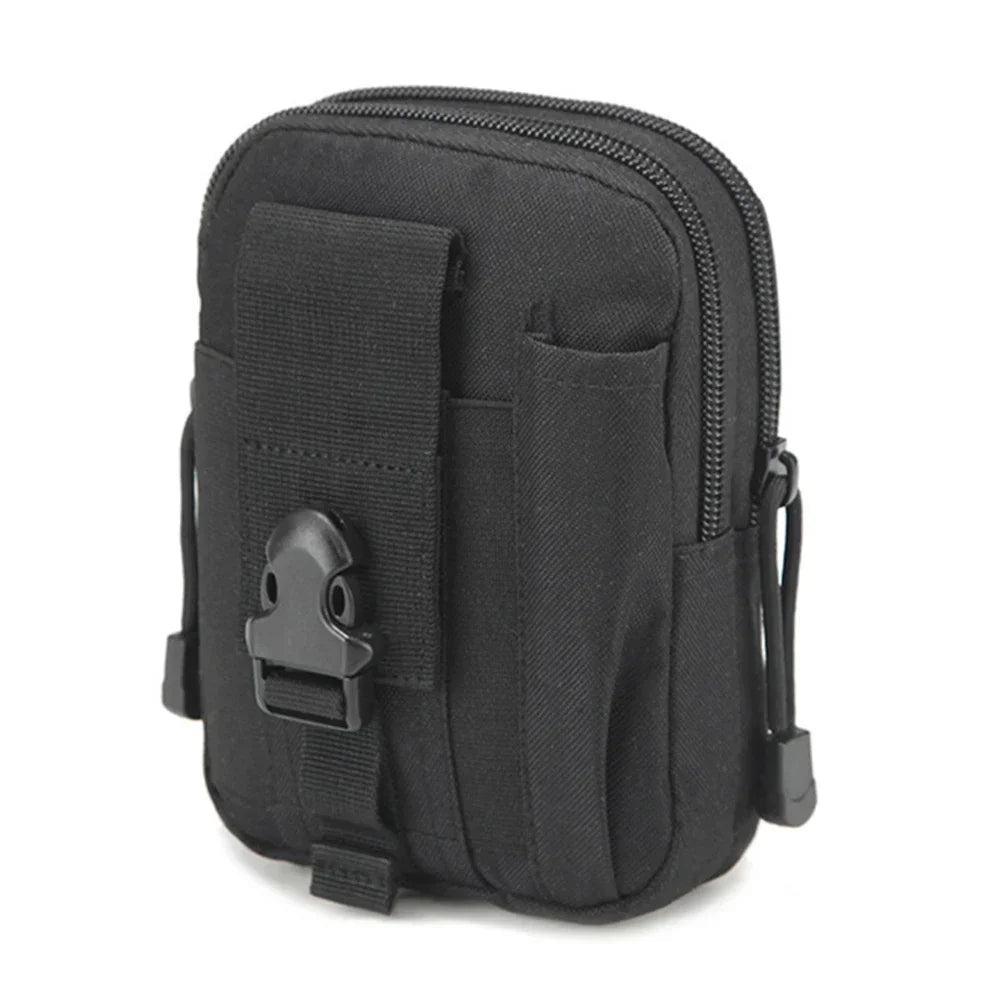 Men Fanny Waist Pack Belt Bag Purse Molle Accessory Military Tactical Outdoor Sport Pouch Male Cell Mobile Phone Case Cover Bags