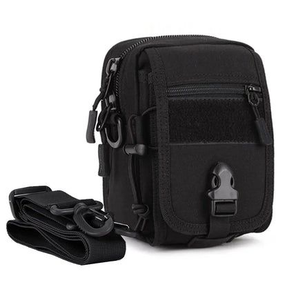 Men Fanny Waist Pack Belt Cross body Bag Travel Ourdoor Assault Molle Durable Nylon Male Messenger Shoulder Hip Bum Bags