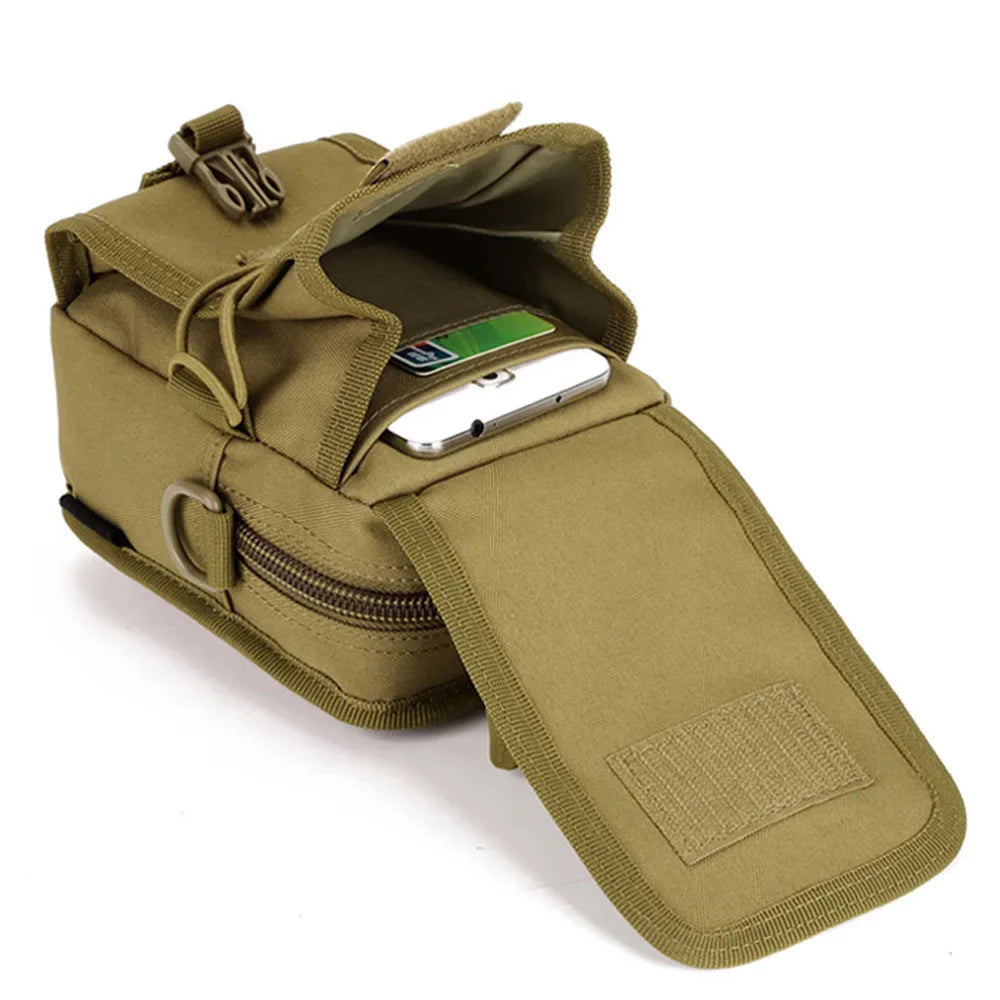 Men Fanny Waist Pack Belt Cross body Bag Travel Ourdoor Assault Molle Durable Nylon Male Messenger Shoulder Hip Bum Bags