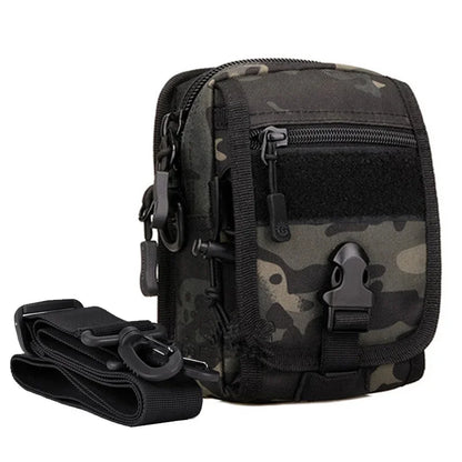 Men Fanny Waist Pack Belt Cross body Bag Travel Ourdoor Assault Molle Durable Nylon Male Messenger Shoulder Hip Bum Bags