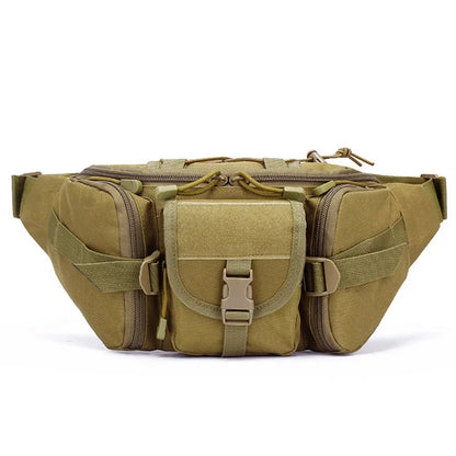 Men Fanny Waist Pack Belt Hip Bum Military Tactical Travel Assault Durable Nylon Outdoor Sports Sling Chest Bag