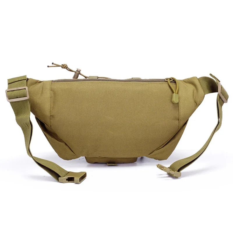 Men Fanny Waist Pack Belt Hip Bum Military Tactical Travel Assault Durable Nylon Outdoor Sports Sling Chest Bag
