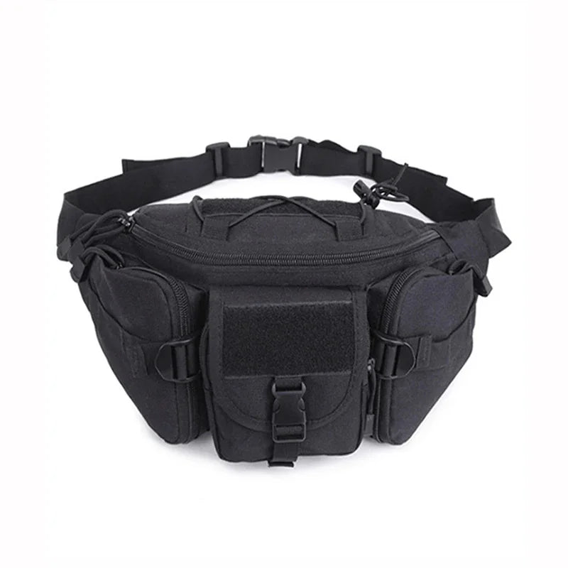Men Fanny Waist Pack Belt Hip Bum Military Tactical Travel Assault Durable Nylon Outdoor Sports Sling Chest Bag