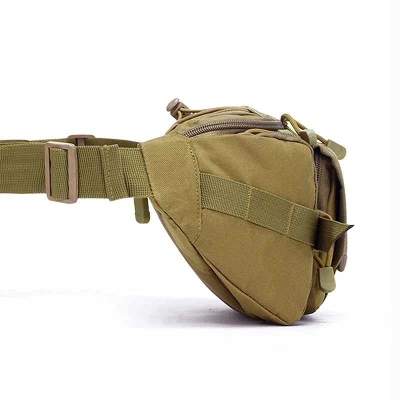 Men Fanny Waist Pack Belt Hip Bum Military Tactical Travel Assault Durable Nylon Outdoor Sports Sling Chest Bag