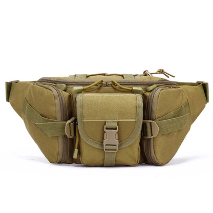 Men Fanny Waist Pack Belt Hip Bum Military Tactical Travel Assault Durable Nylon Outdoor Sports Sling Chest Bag