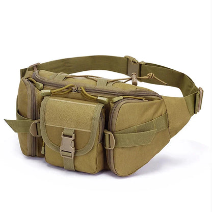 Men Fanny Waist Pack Belt Hip Bum Military Tactical Travel Assault Durable Nylon Outdoor Sports Sling Chest Bag