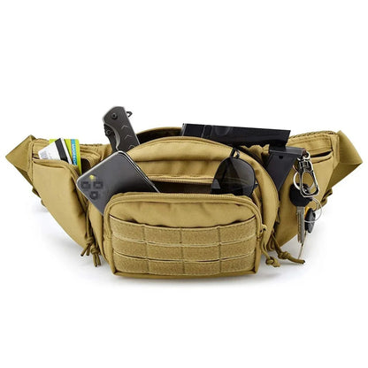 Men Fanny Waist Pack Belt Hip Bum Tactical Military Motorcycle Rider Sports Climb Hiking Durable Nylon Male Sling Chest Bag