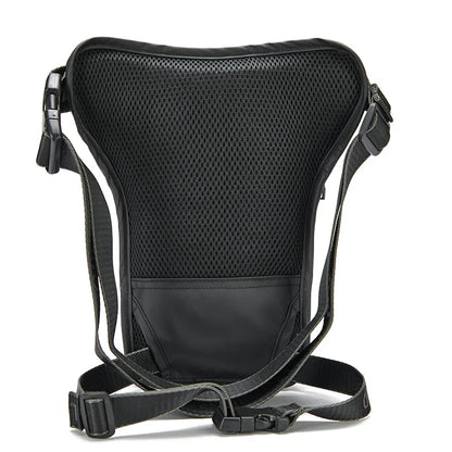 Men Fanny Waist Pack Drop Leg Bag for Rider Motorcycle Waterproof Nylon Messenger Shoulder Cross Body Bum Hip Belt Thigh Bags