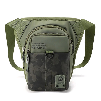 Men Fanny Waist Pack Drop Leg Bags For Motorcycle Rider Waterproof Nylon Travel Male Messenger Cross Body Bum Hip Belt Thigh Bag