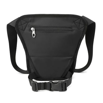 Men Fanny Waist Pack Drop Leg Bags For Motorcycle Rider Waterproof Nylon Travel Male Messenger Cross Body Bum Hip Belt Thigh Bag