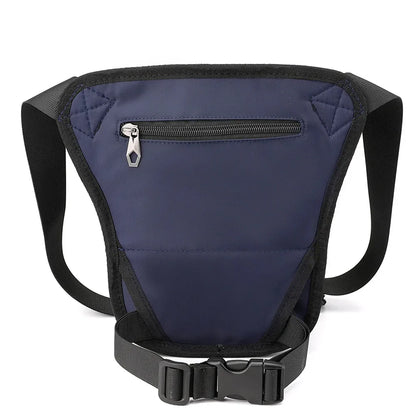 Men Fanny Waist Pack Drop Leg Bags Messenger Cross Body Waterproof Nylon Motorcycle Rider Male Bum Hip Belt Thigh Bag