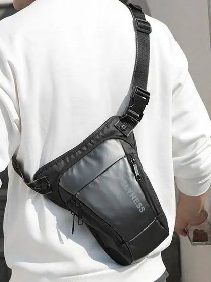 Men Fanny Waist Pack Waterproof Leg Bag Drop Messenger Shoulder Bags Travel Motorcycle Tactical Chest Pouch Bum Hip Belt Purse