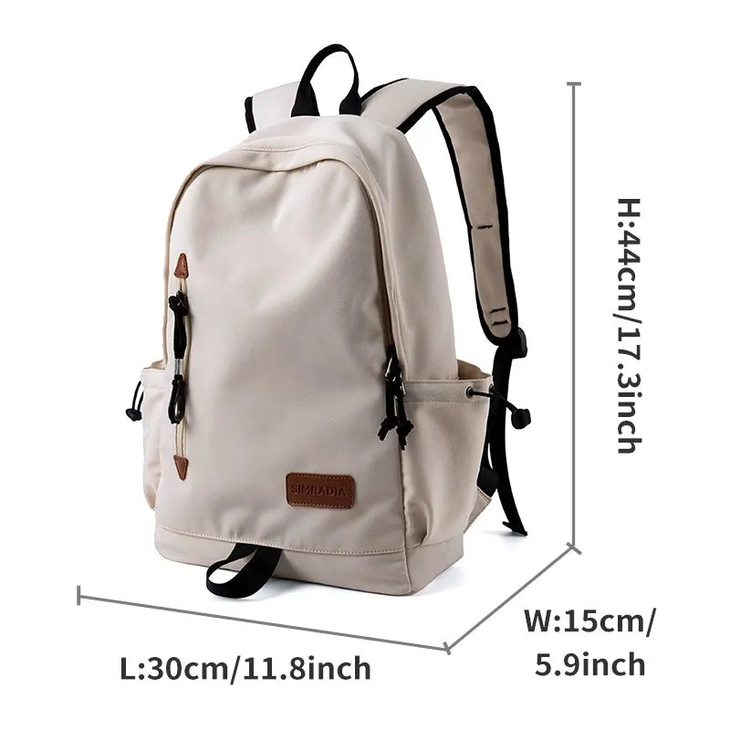Men Fashion Backpack Waterproof 15 inch Laptop Backpack Zipper Anti-theft Multifunction Travel Rucksack for Youth