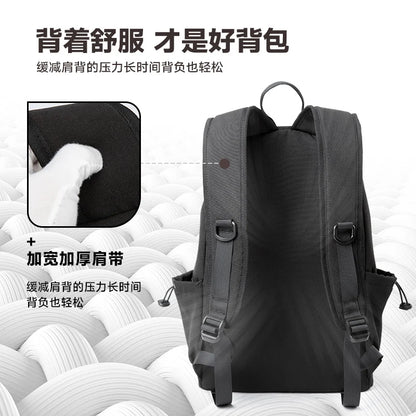 Men Fashion Backpack Waterproof 15 inch Laptop Backpack Zipper Anti-theft Multifunction Travel Rucksack for Youth