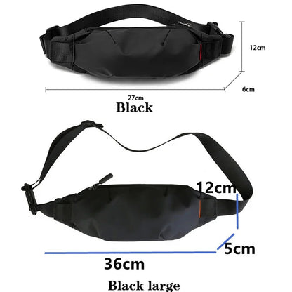 Men Fashion Outdoor Bag Fanny Purse Sports Running Cycling Pack Travel Shoulder Waist Belt Phone Pouch Bags For Male