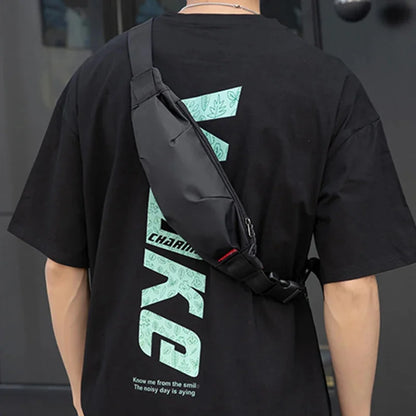 Men Fashion Outdoor Bag Fanny Purse Sports Running Cycling Pack Travel Shoulder Waist Belt Phone Pouch Bags For Male