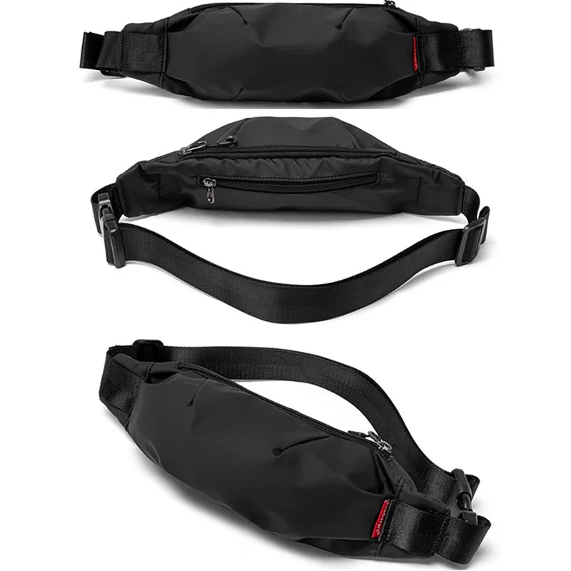 Men Fashion Outdoor Bag Fanny Purse Sports Running Cycling Pack Travel Shoulder Waist Belt Phone Pouch Bags For Male