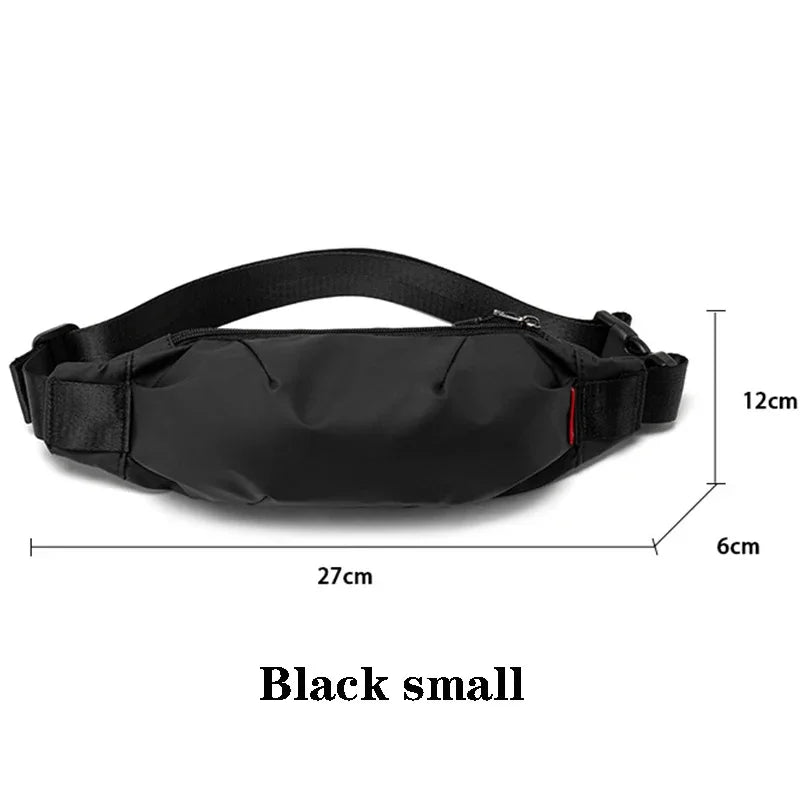 Men Fashion Outdoor Bag Fanny Purse Sports Running Cycling Pack Travel Shoulder Waist Belt Phone Pouch Bags For Male