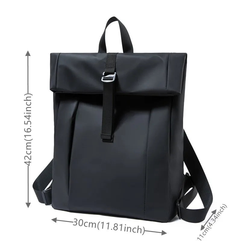 Men Fashion Oxford Business Backpack Designer Man Simplicity Schoolbag Trend Solid Color Shoulder Bag Large-capacity Travel Bags